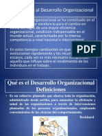 1 Introducción general al Desarrollo Organizacional