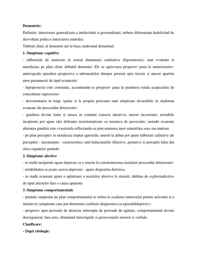 Demente | PDF