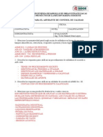 Evaluacion para El Aspirante de Control de Calidad Terrestre