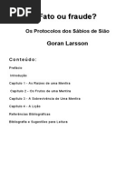 Goran Larsson - Fato ou fraude - Protocolos dos sábios de Sião