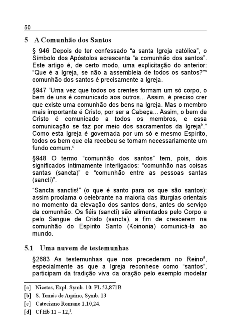 Comunhão - Corpo Santo, PDF