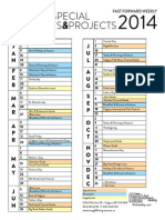 FFWD editorial calendar 2014