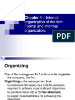 Curs 4 Internal Organization of The Firm