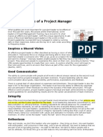 Top 10 Qualities of a Project Manager