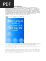 Download Seven angelic seals of Michael and how they are used by Ken Nunoo SN19744557 doc pdf
