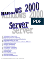 Windows 2000 Server Todo