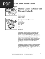 Download Manila Clams Hatchery and Nursery Methods by Danny  SN19745726 doc pdf