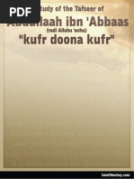 Download Tafseer of Ibn Abbas Kufr Doona Kufr by Jason Galvan Abu Noah Ibrahim Ibn Mikaal SN19746725 doc pdf