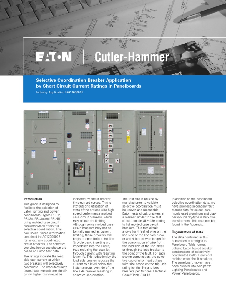 Selective Coordination Breaker Application Electric Current