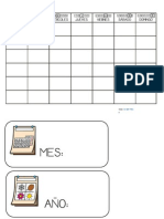 Carteles Calendario-Agenda Del Mes