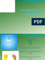 Introduction To Spintronics