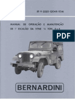 Jeep cj5-b12 Bernardini Operacao e Manutencao (Jipenet)