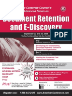 Document Rretention and Ee-Ddiscovery: Plus!