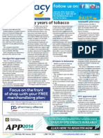 Pharmacy Daily For Thu 09 Jan 2014 - 50 Years of Tobacco, Price Disclosure Impact, Telehealth Pharmacy, Travel Specials and Much More