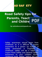 PowerPoint Presentation On Road Safety Parenting Tips For Teachers and Students