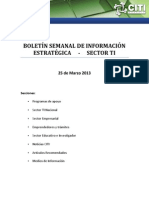 Boletín Informativo Sector TI - CITI Tabasco