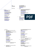 Nama Pegawai Alamat Upp Serta No Tel Dan Faks Seluruh Semenanjung
