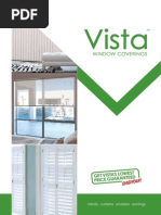 Vista Blinds & Curtains Brochure September 2013