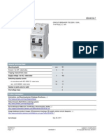 Product Data Sheet 5SX4516-7: Circuit Breaker T55 230V, 10ka, 1+N-POLE, C, 16A