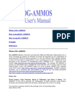 DG Ammos Manual