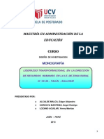 Monografia de Loderazgo UCV