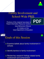 Family Involvement and School-Wide PBIS