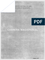 Lineamientos Generales -Carrera Magisterial 2011