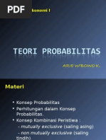 Statistika Ekonomi I: Teori Probabilitas