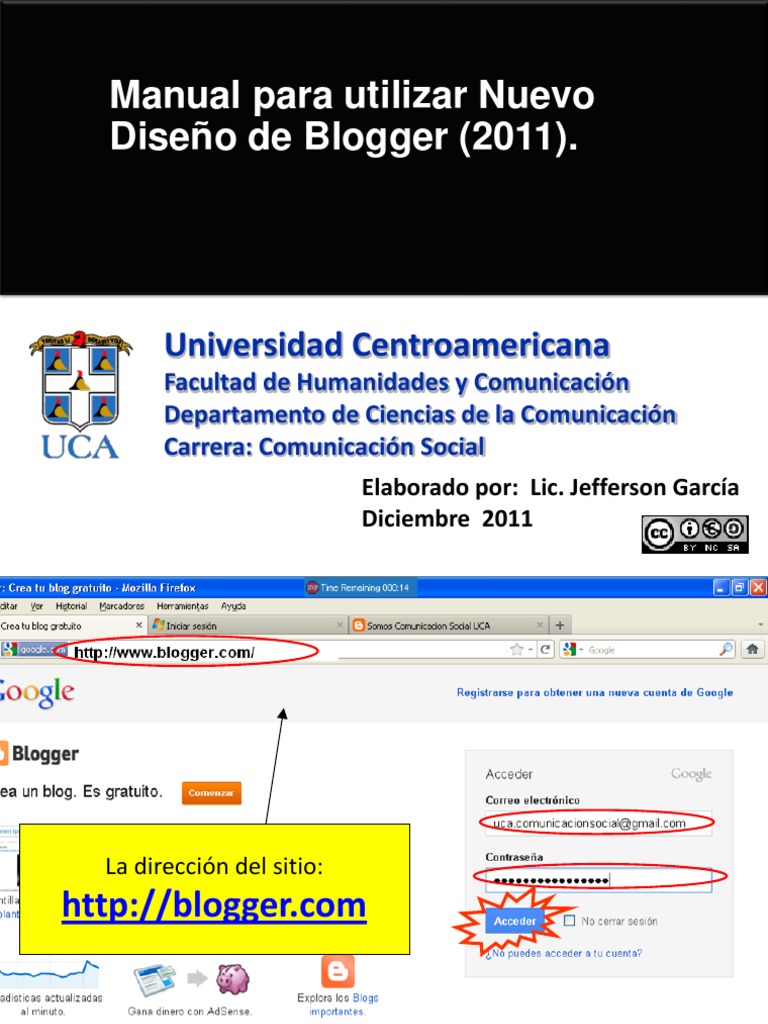 Manual para Utilizar Blogger y Administrar Bitácora | PDF | Blog | HTML
