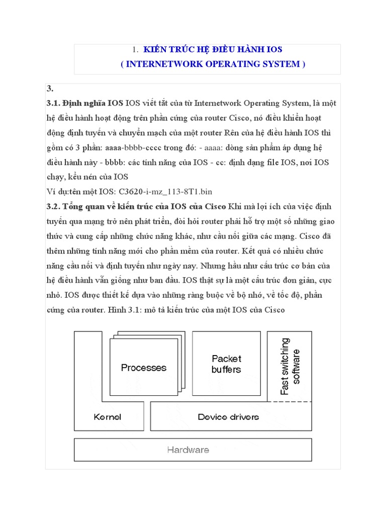 KIẾN TRÚC HỆ ĐIỀU HÀNH IOS | PDF