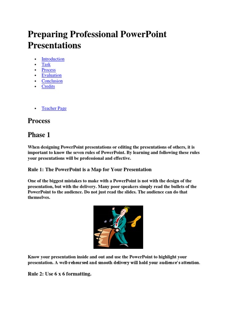 Mastering the 6x6 PowerPoint Rule | PDF | Page Layout | Rubric (Academic)