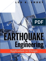 Earthquake Engineering-Application To Design - by CK Erdey