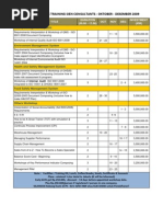 Download Schedule Public Training Oktober - Desember 2009 by konsultasi SN19755249 doc pdf