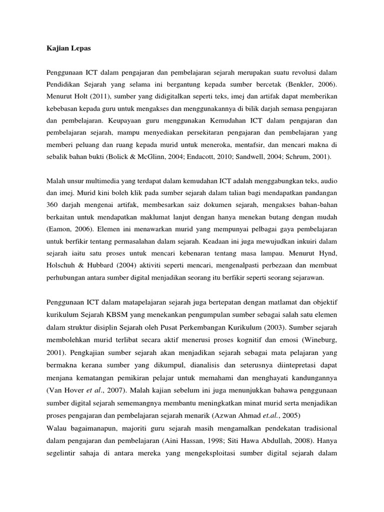 Kajian Lepas Pdf