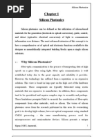 Download Seminar Report on Silicon Photonics by anup19_kk SN19756009 doc pdf
