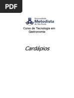 Cardápios