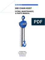 Hand Chain Hoist Manual