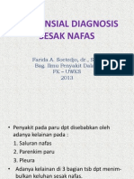 Diferensial Diagnosis Penyakit Sesak Nafas