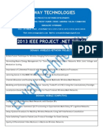 2014 Ieee Project Dotnet Titles