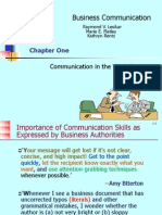 Chap-1 Communication in The Workplace' 2012