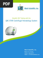 Simplify CBC Testing With the QBC STAR Centrifugal Hematology System