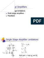 Single Stage Limitations Multi-Stage Amplifiers Feedback