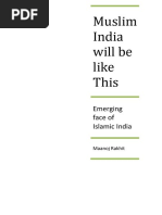 Download 13 87 Muslim India will be like This - Emerging Face of Islamic India by Maanoj Rakhit  Yashodharma SN19763085 doc pdf