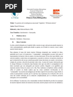 Primera Ficha Bibliográfica