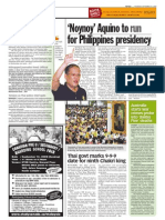 TheSun 2009-09-10 Page08 Noynoy Aquino To Run For Philippines Presidency