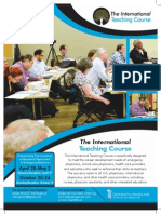 The 2014 Teaching Course Brochure
