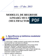 Curs 10 Regresie Multipla