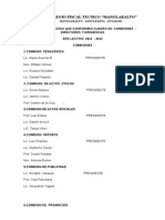 Comision Area Tutorias