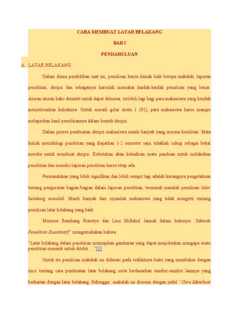 Cara Membuat Latar Belakang