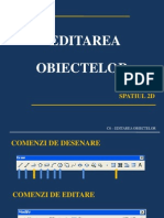 Editarea Obiectelor: Spatiul 2D